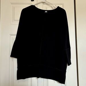 SPANX Black Relaxed Sleeve Sweatshirt